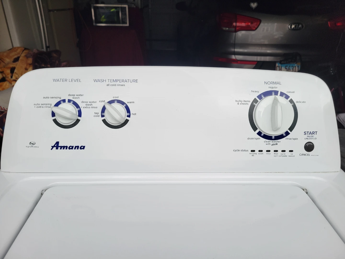 Amana White Top Load Washing Machine - photo 2