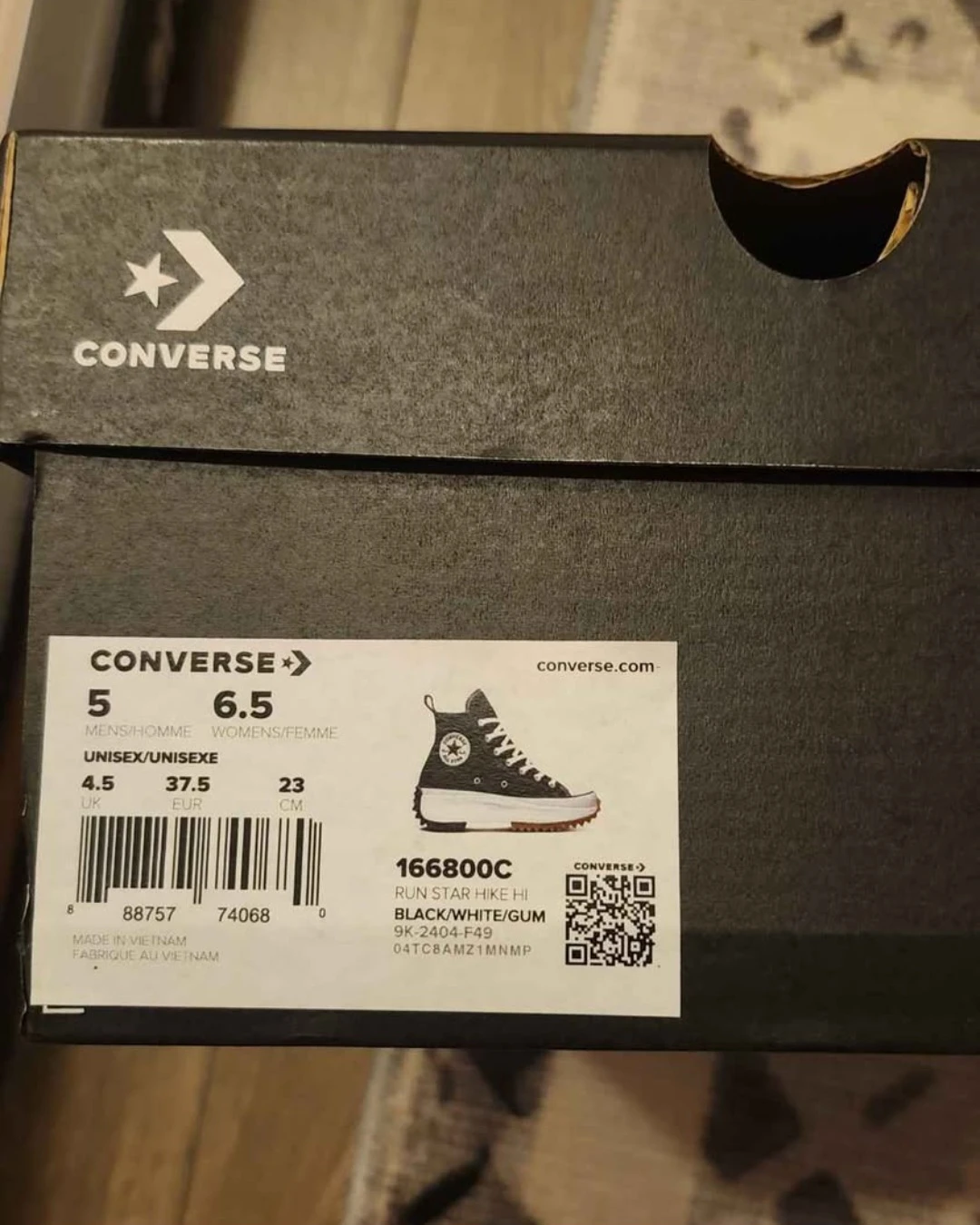*New* Converse Run Star Hike High Top Sneakers Size Women's 6.5 - photo 3