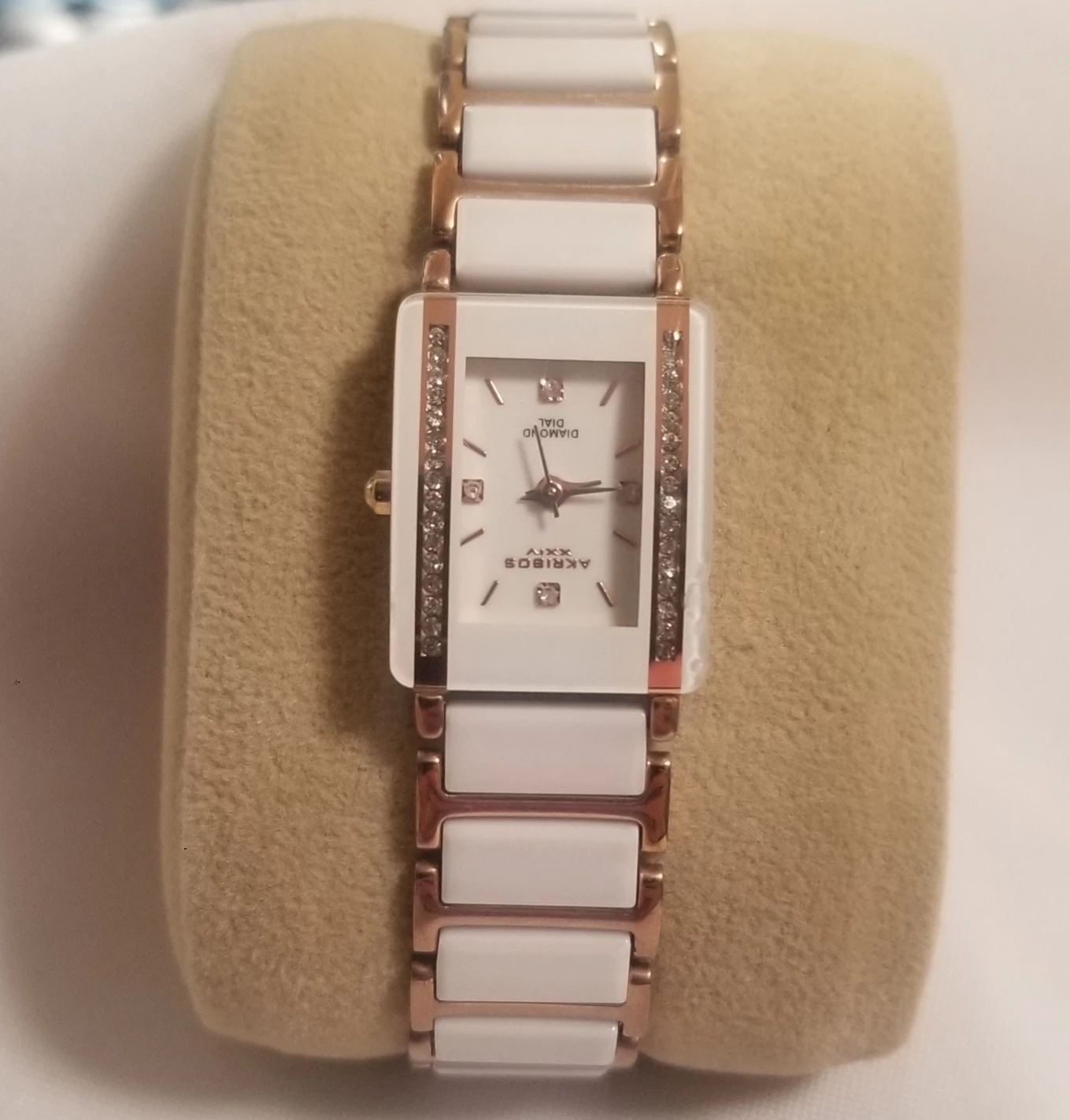 Like new AKRIBOS XXIV Diamond women watch sale - photo 2
