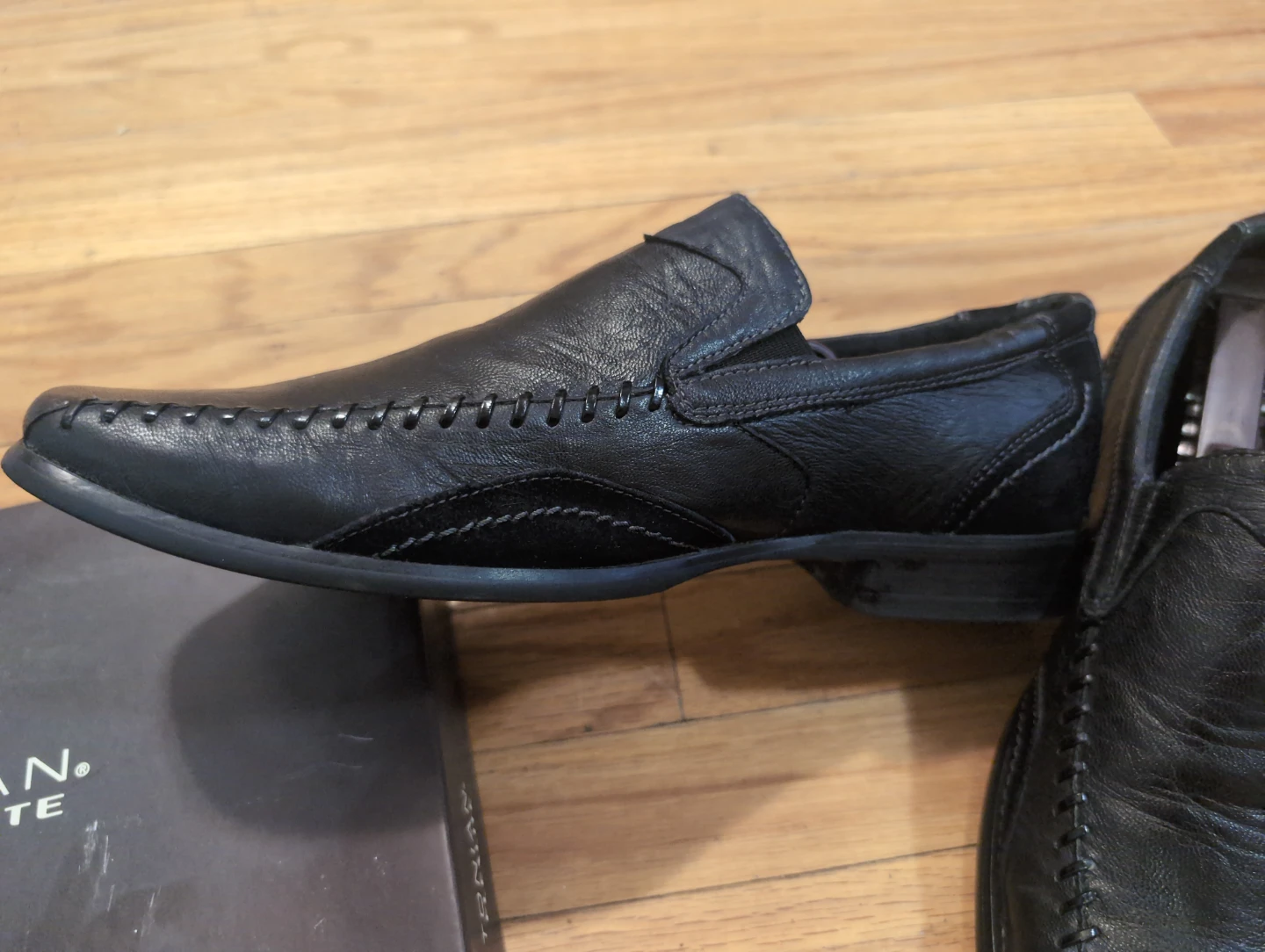 Stacy Adams Black Leather Loafer Dress Shoes - photo 2