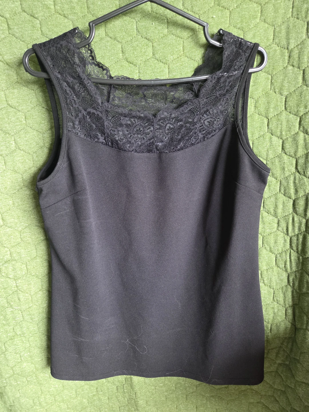 Lily Morgan Black Lace Tank Top - M/M