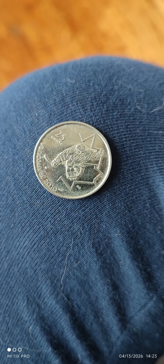 25 cent coin Vancouver 2010