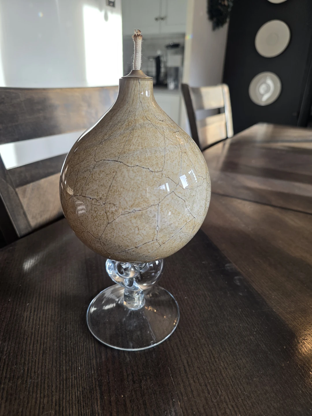 Vintage glass latern