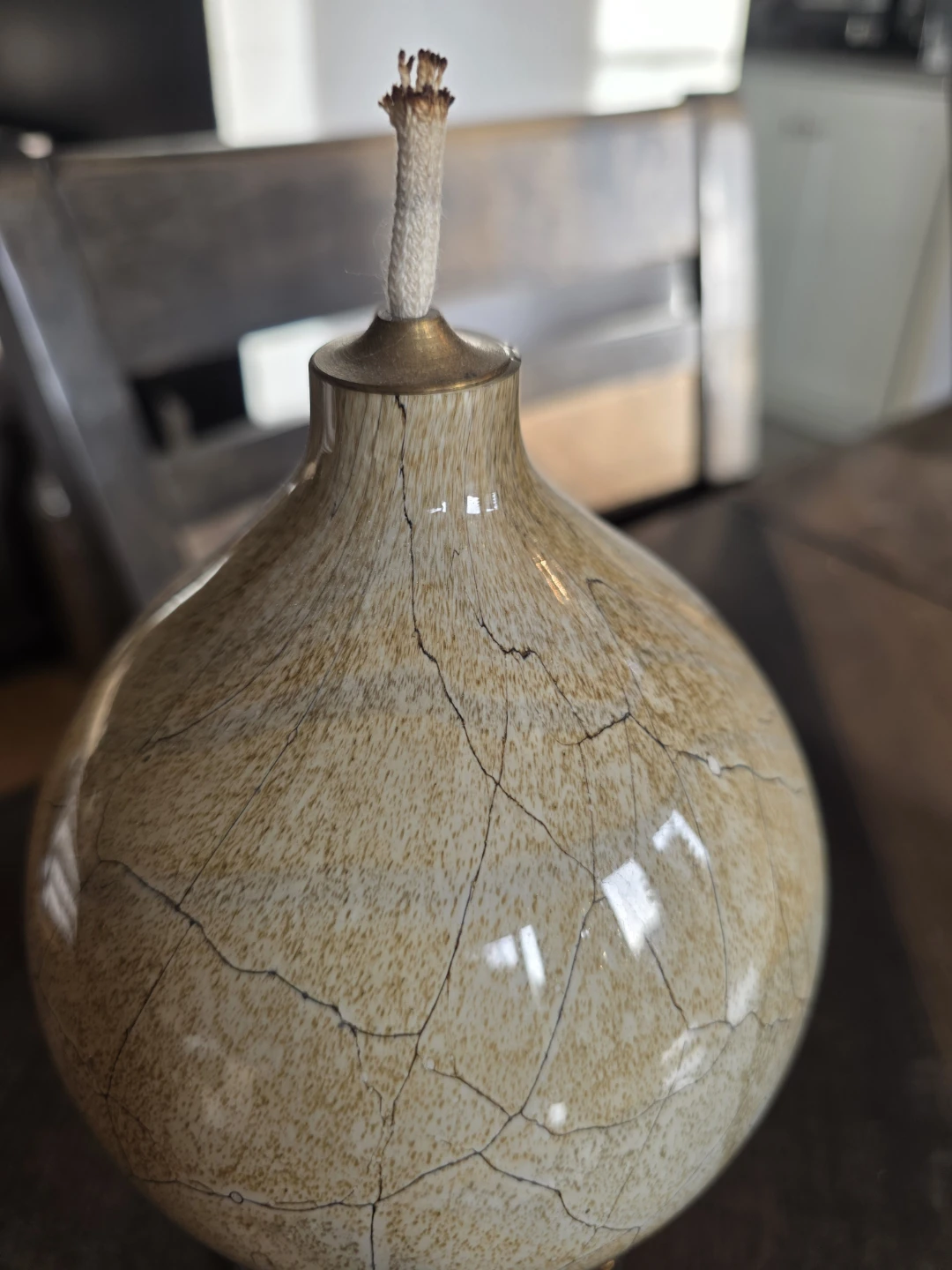 Vintage glass latern - photo 2