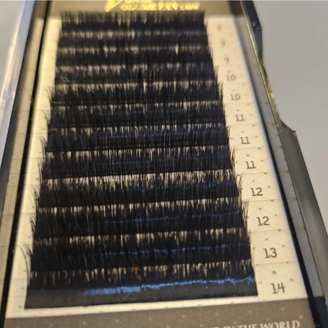 DLux Professional Express Volume Fan Lashes - D Curl 0.05 Mix - photo 2
