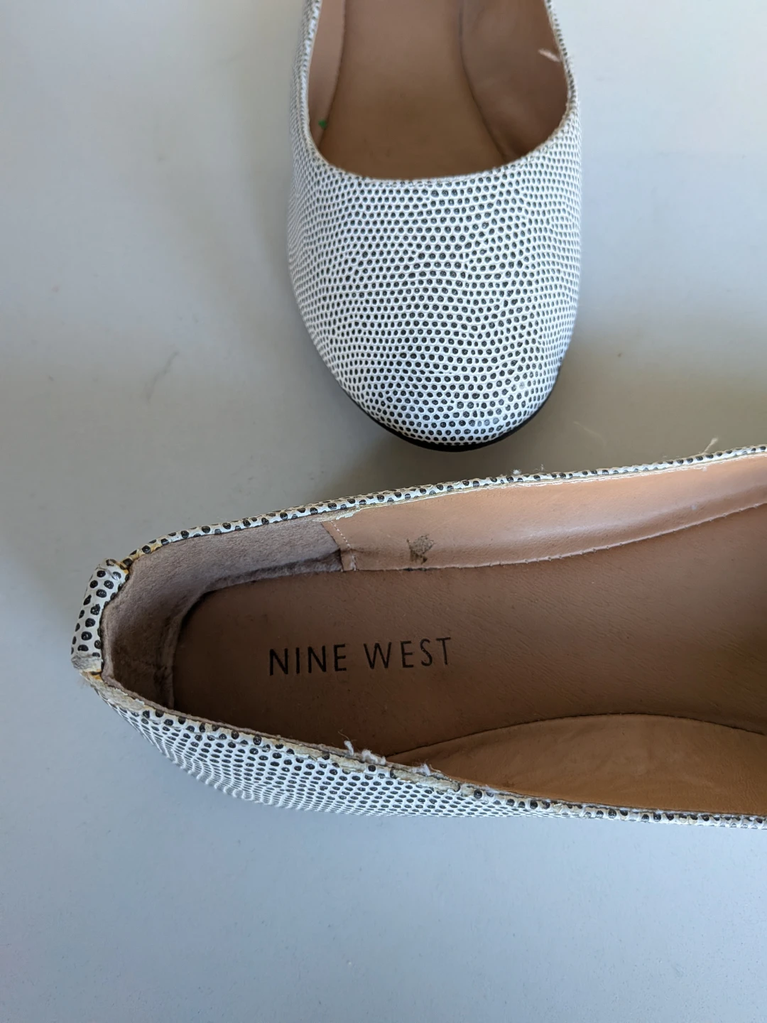 🌱Nine West Women's Ballet Flats - Black & White Dot Pattern - photo 3
