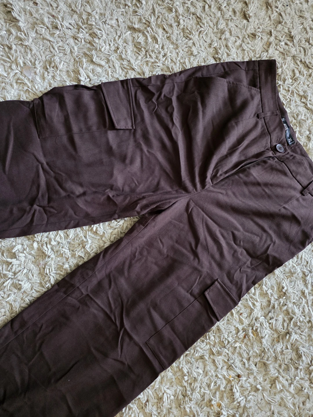 B.SISTER Cargo Pants - Dark Brown, Size XL - photo 4