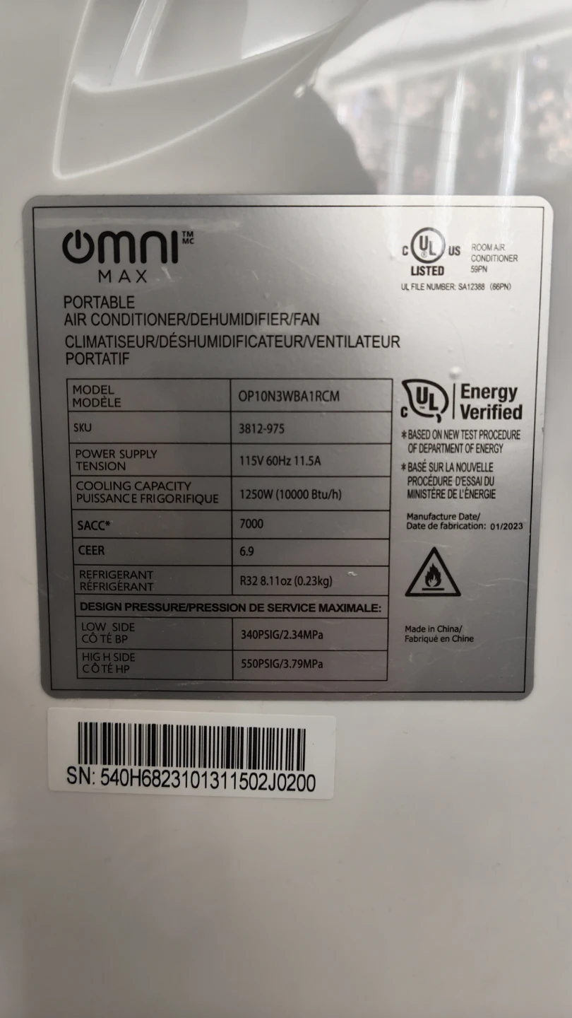 Portable AC 10,000 BTU (3-in-1) – Full Kit - photo 4