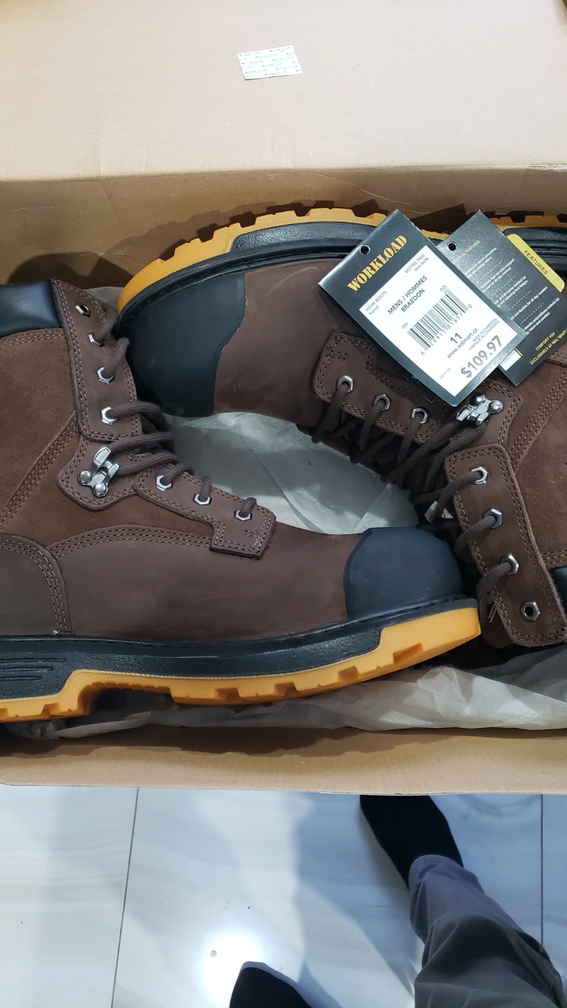 Workload Braedon Men's Work Boots - Brown, Size 11
