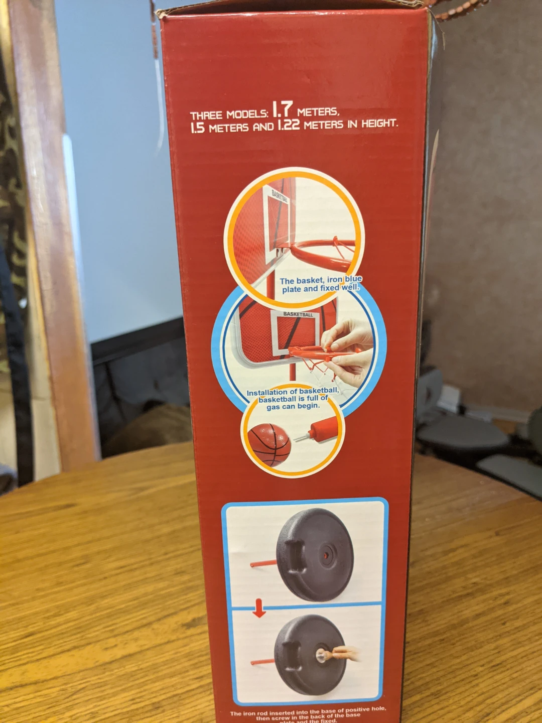 YFTOYS Sport Basketball Hoop and Ball Set - photo 3