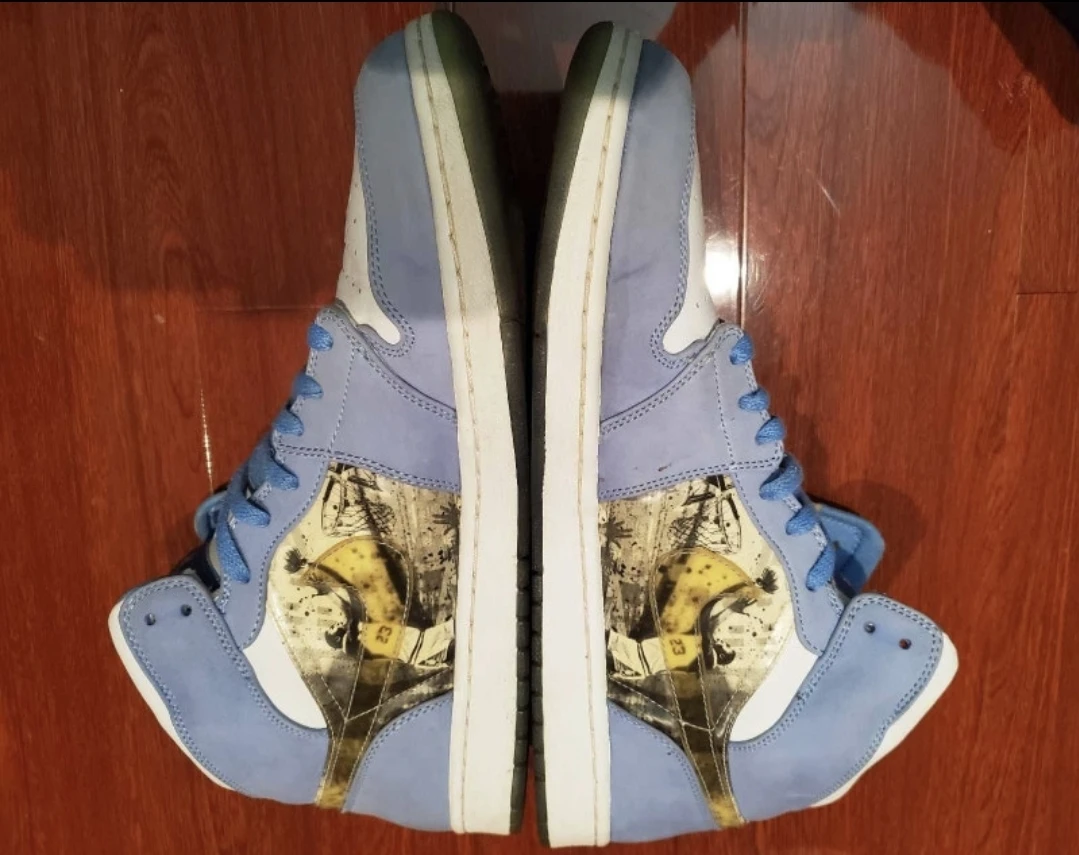 2007 pre owned air jordan 1 Alpha mens sz 15 - photo 4