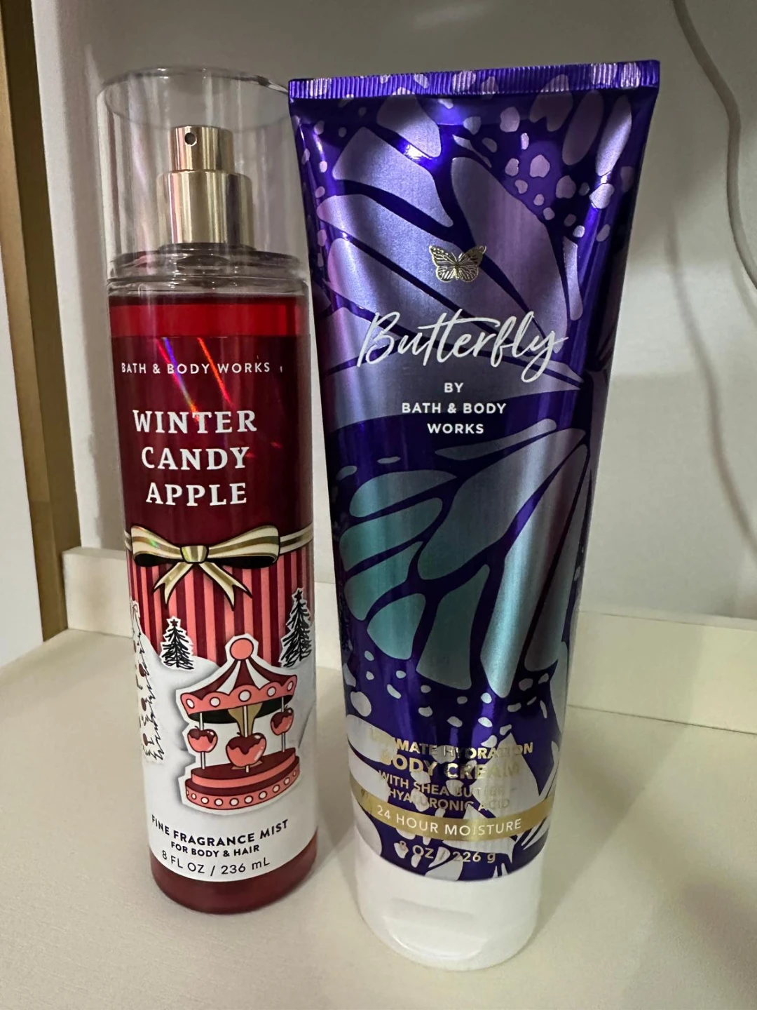 Bath & Body Works  Fragrance & Butterfly Body Cream Set