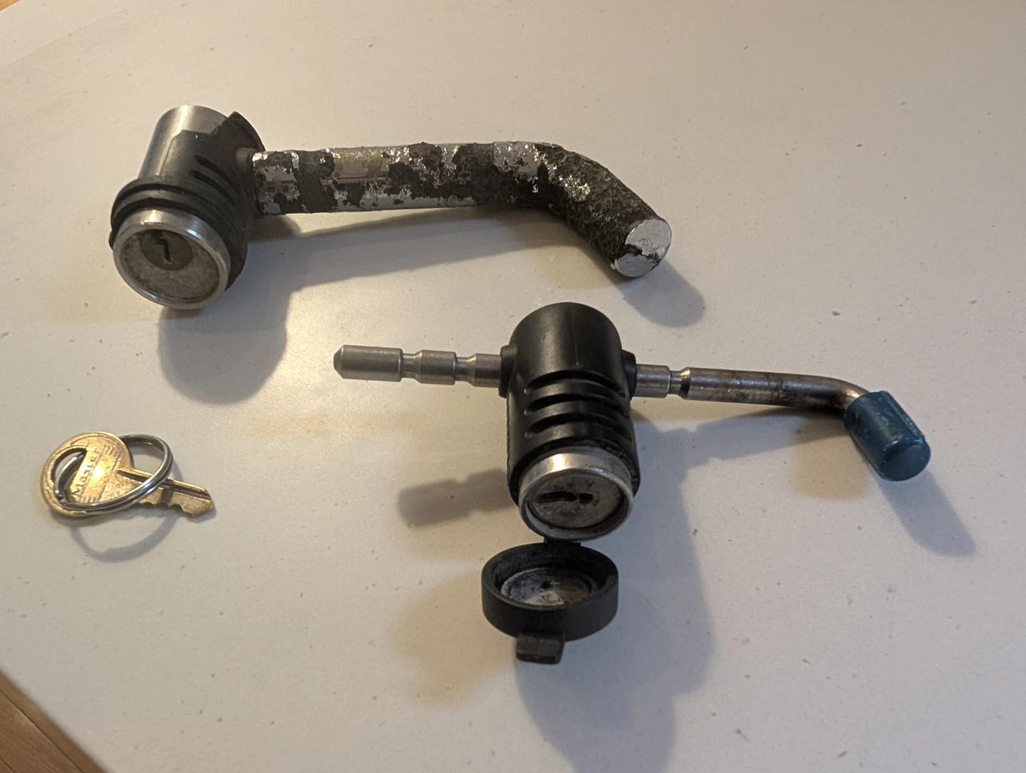 Hitch and trailer lock set