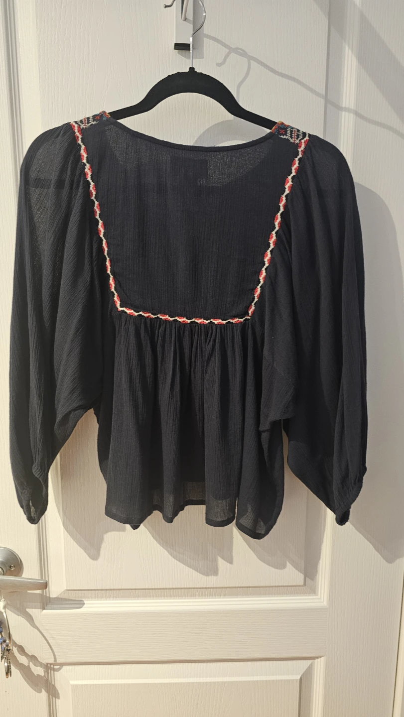 Ralph Lauren Distressed Supply Embroidered Blouse - photo 2