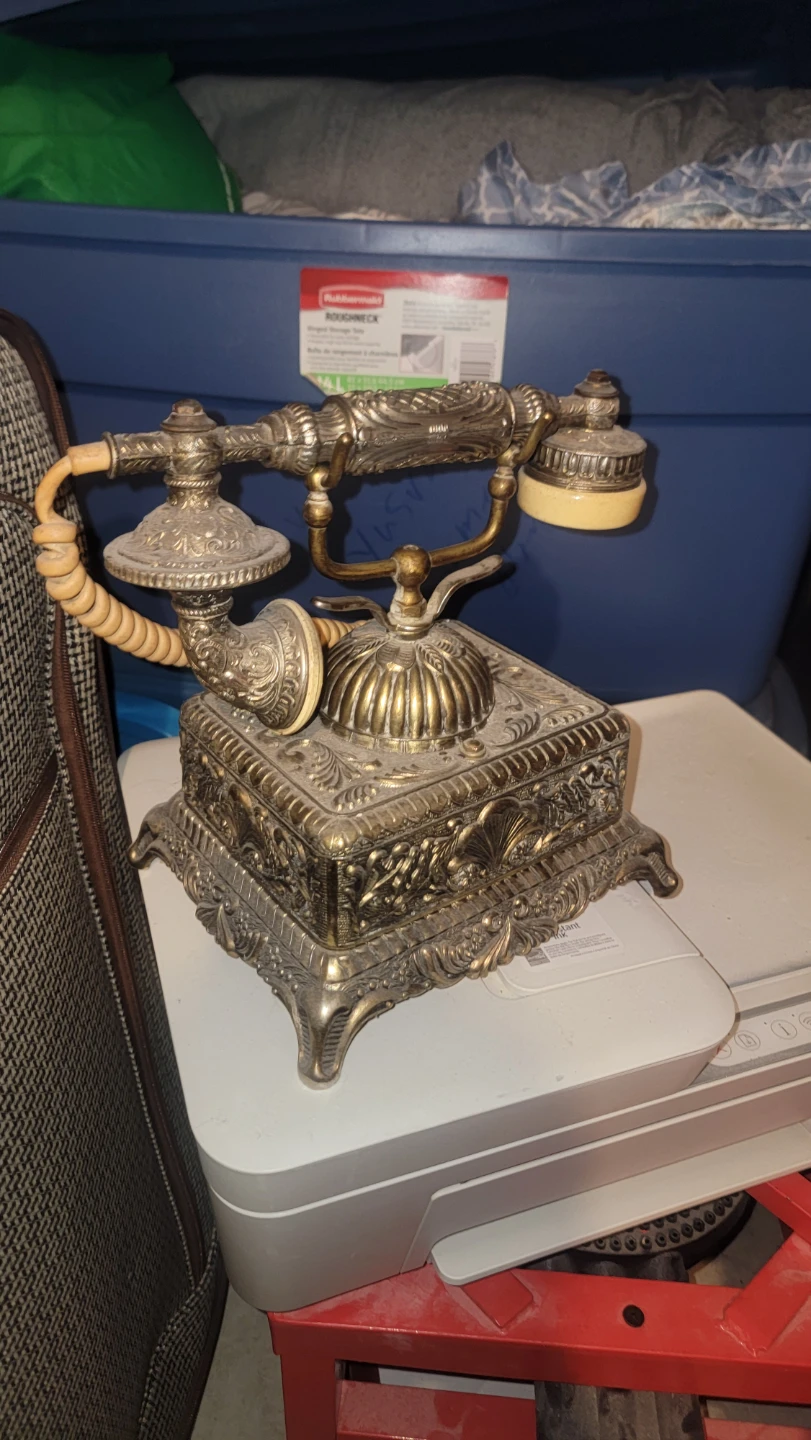 Antique Decorative Rotary Phone - photo 3
