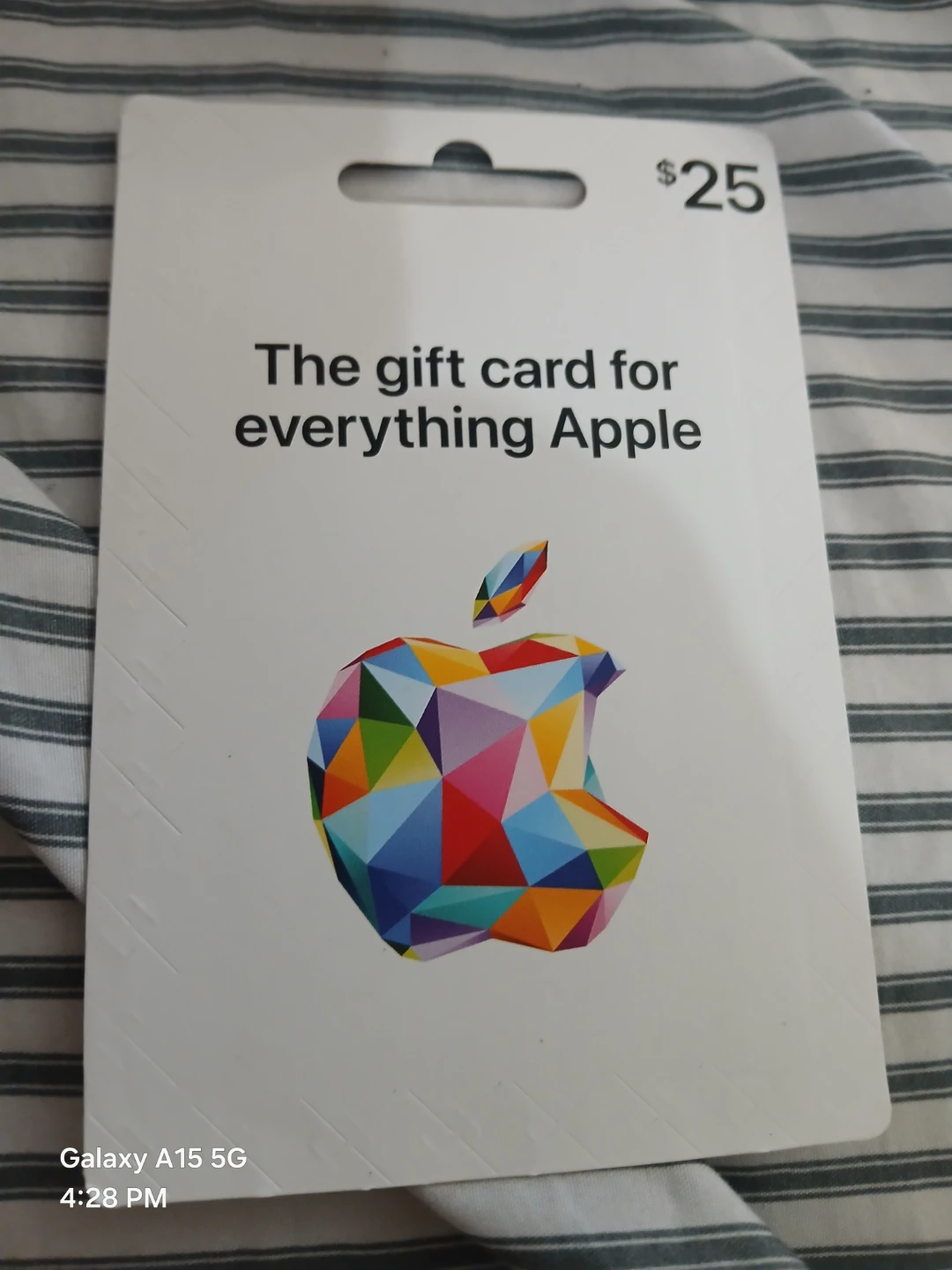 $25 Apple Gift Card