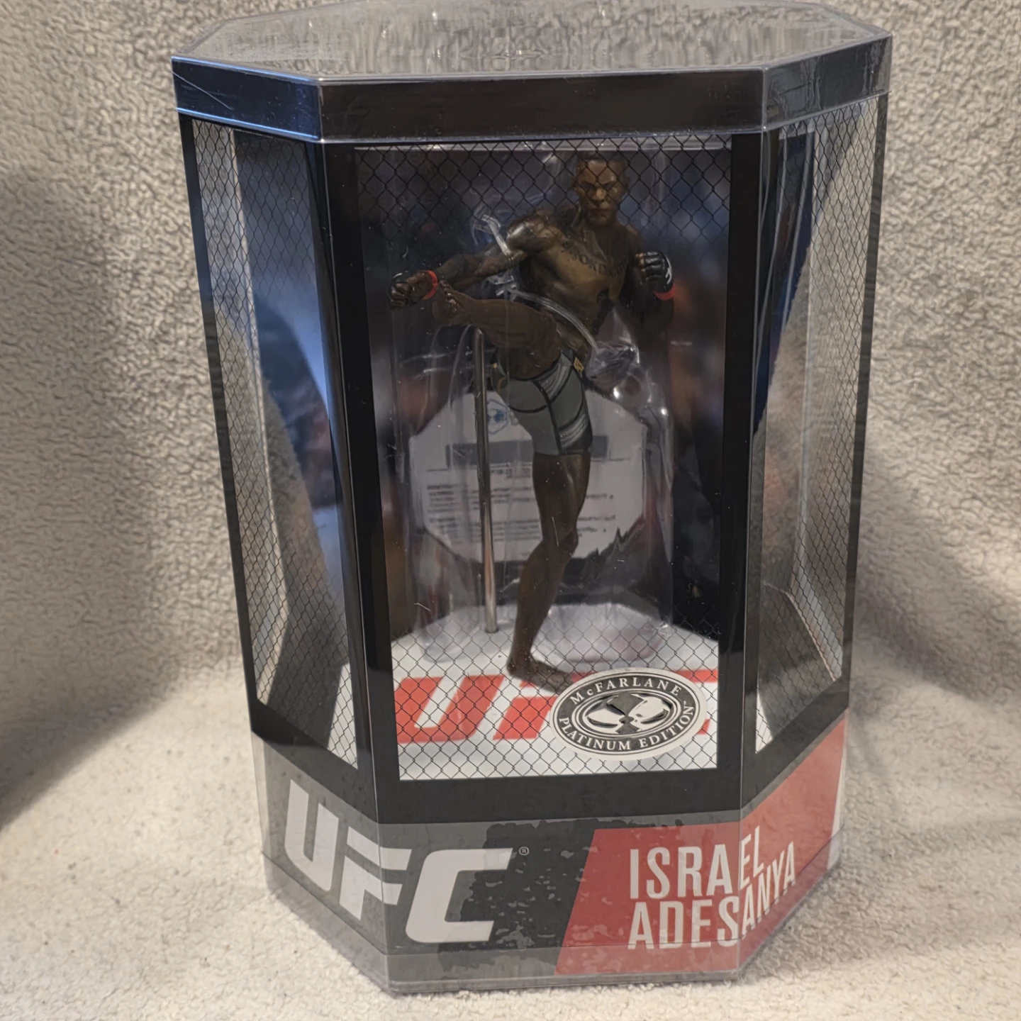 UFC Israel Adesanya Platinum Edition Figure by McFarlane Toys