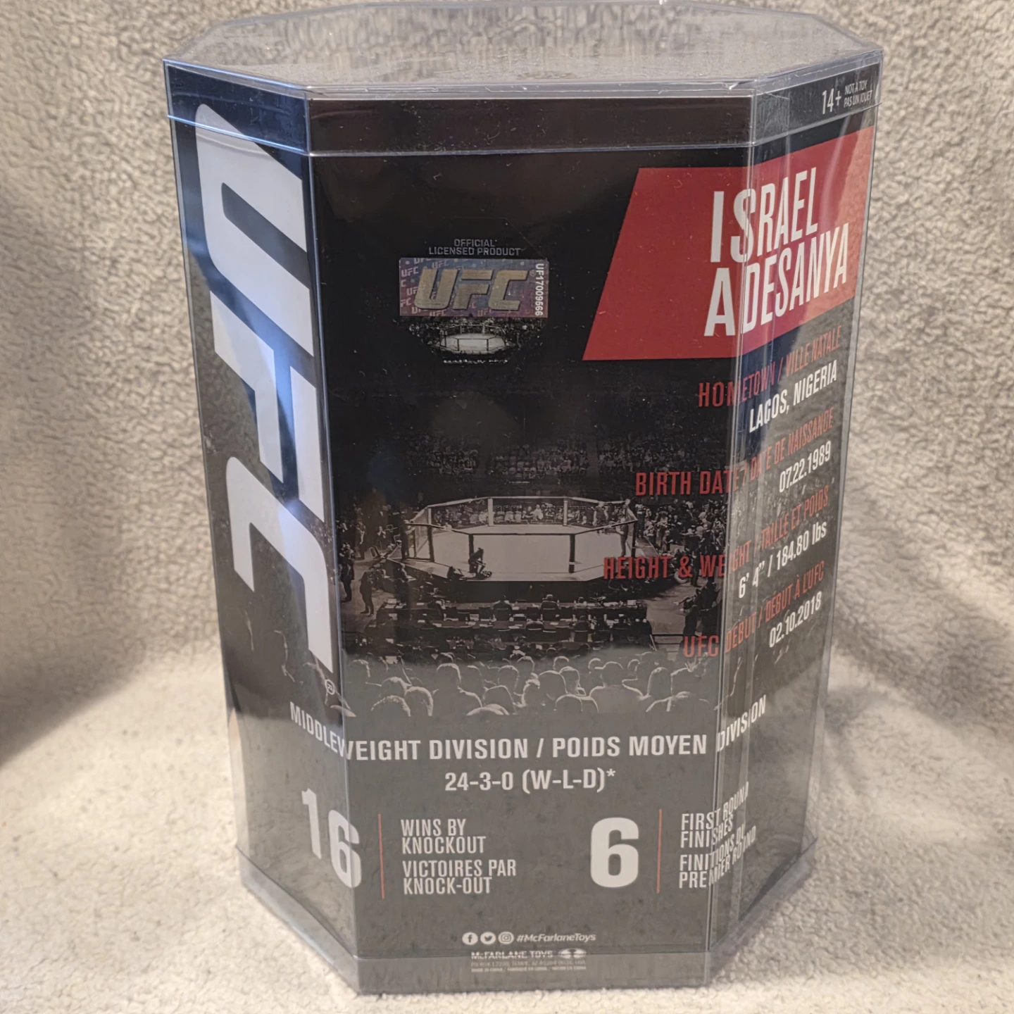UFC Israel Adesanya Platinum Edition Figure by McFarlane Toys - photo 3