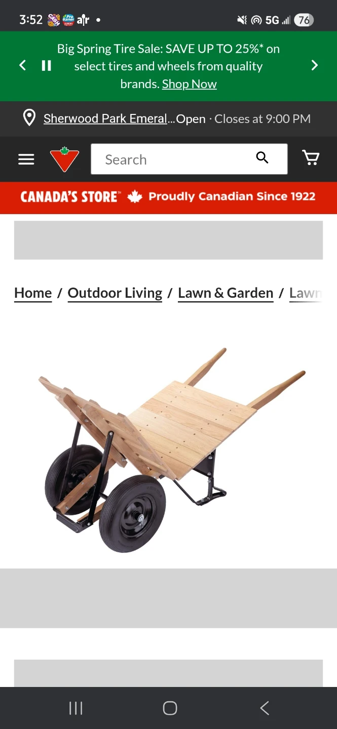 Yardworks brick layer cart