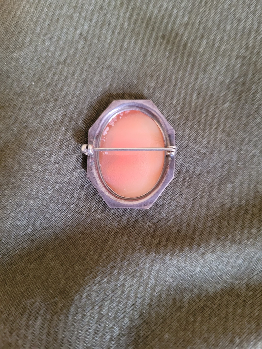 Vintage Cameo Sterling Brooch - photo 2