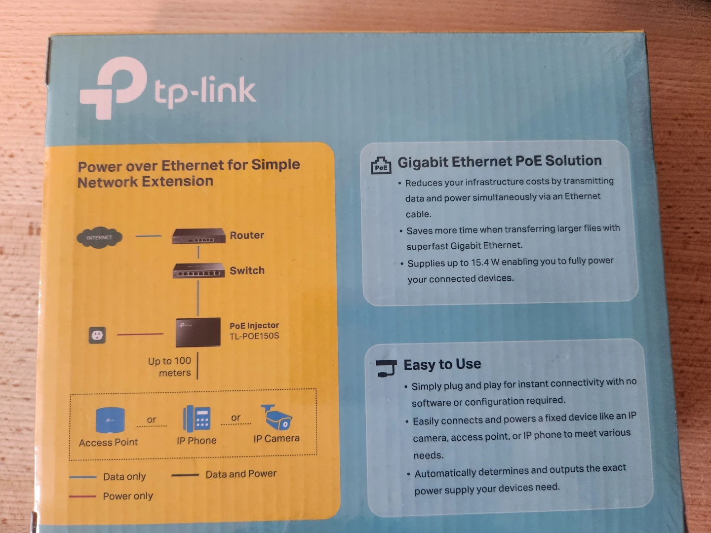 TP-Link Gigabit PoE Injector TL-POE150S - photo 2