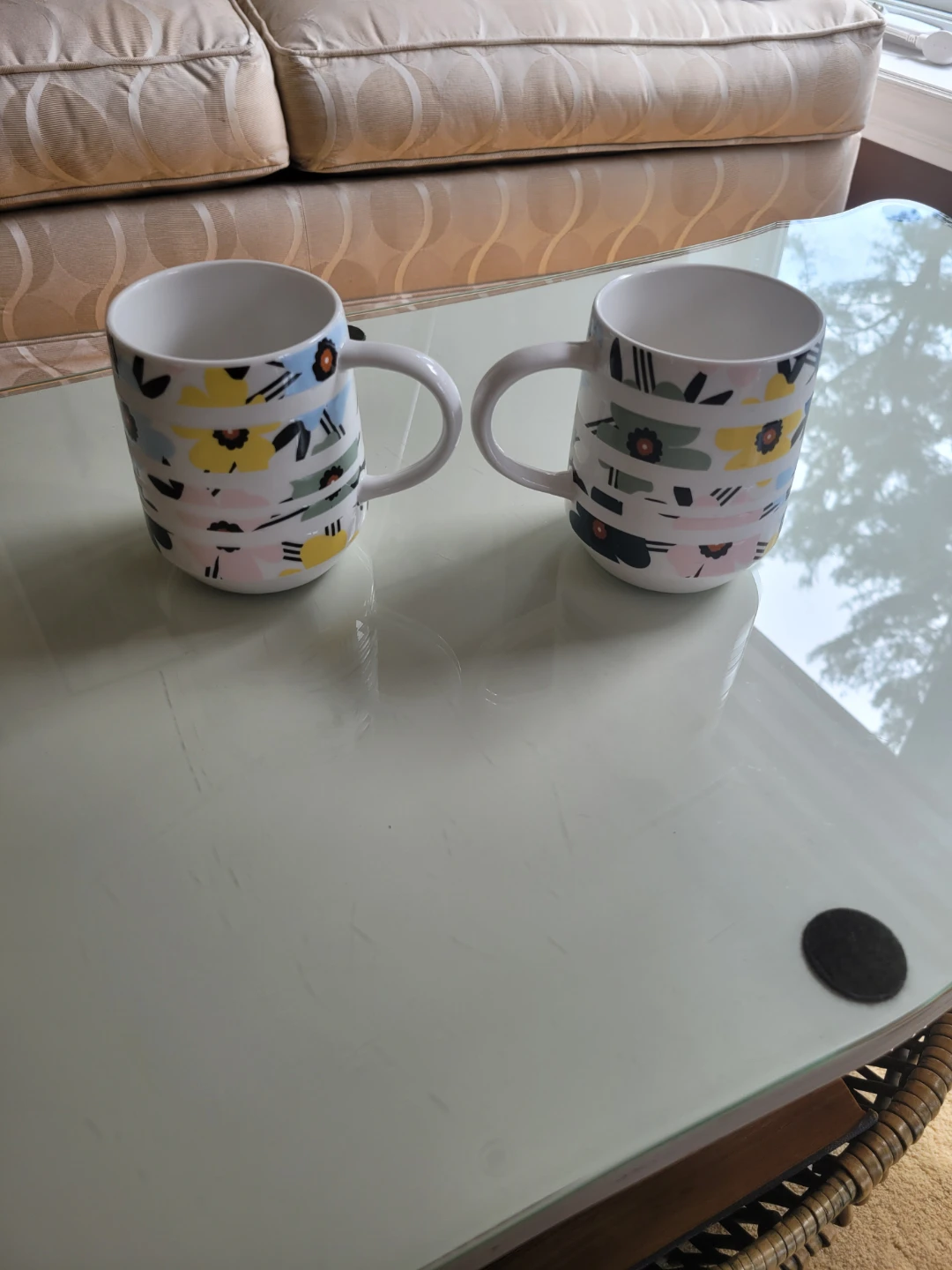 Starbucks Set of 2 Mugs Spring Floral Design 2018 - photo 2