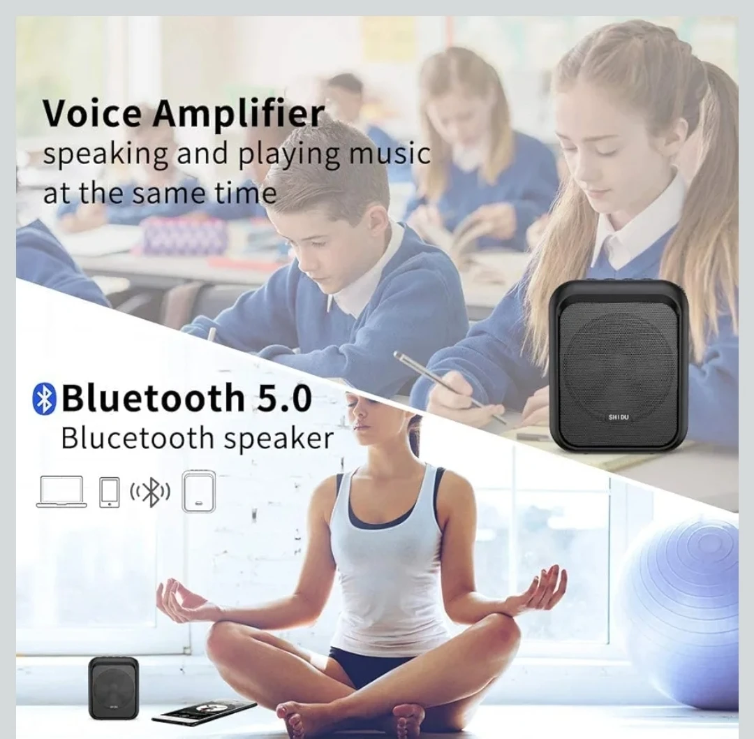 Super Loud Amplifier Bluetooth, Aux Line-In, Wearable Headset - photo 5