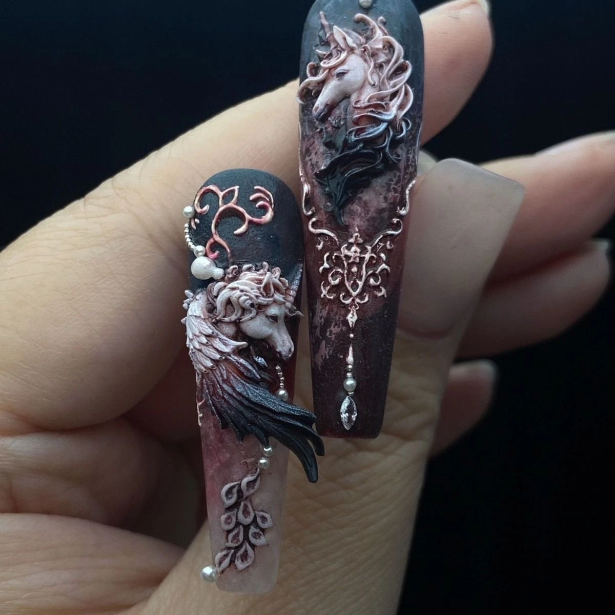 Unicorn Nail Art Charms & Mold Set - photo 2