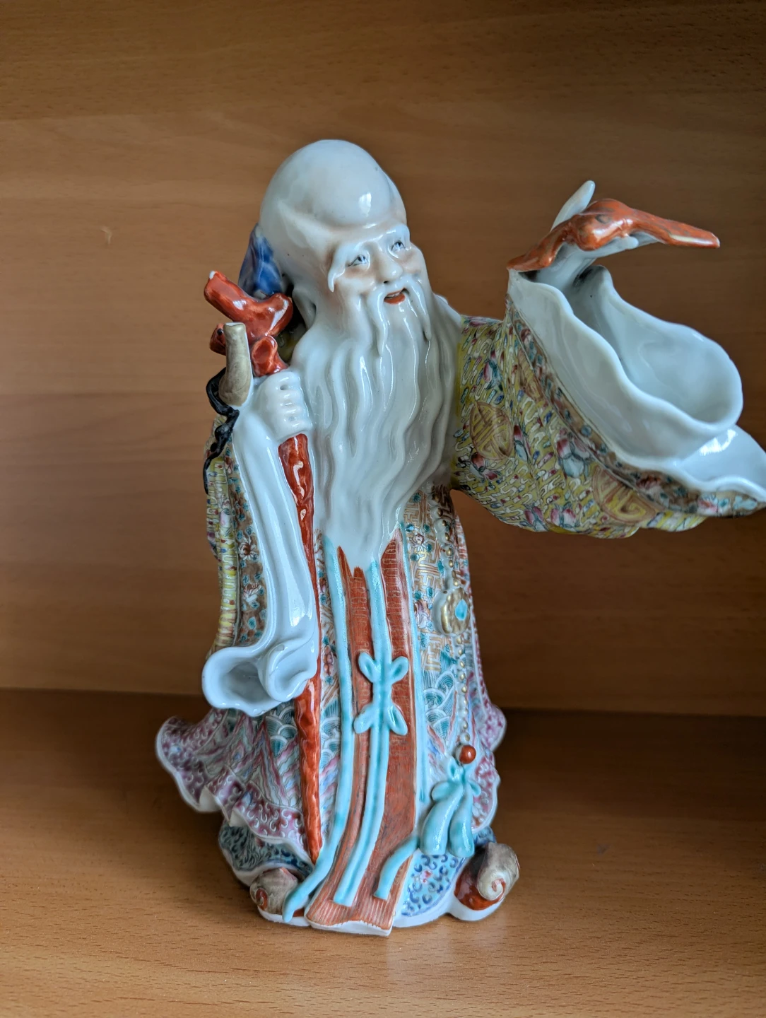 Ceramic Figurine of a legendary Chinese deity 壽星公