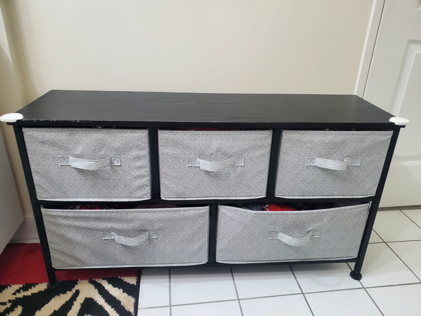 $40 for 2 Grey Fabric Drawer Storage Unit fs as it is!