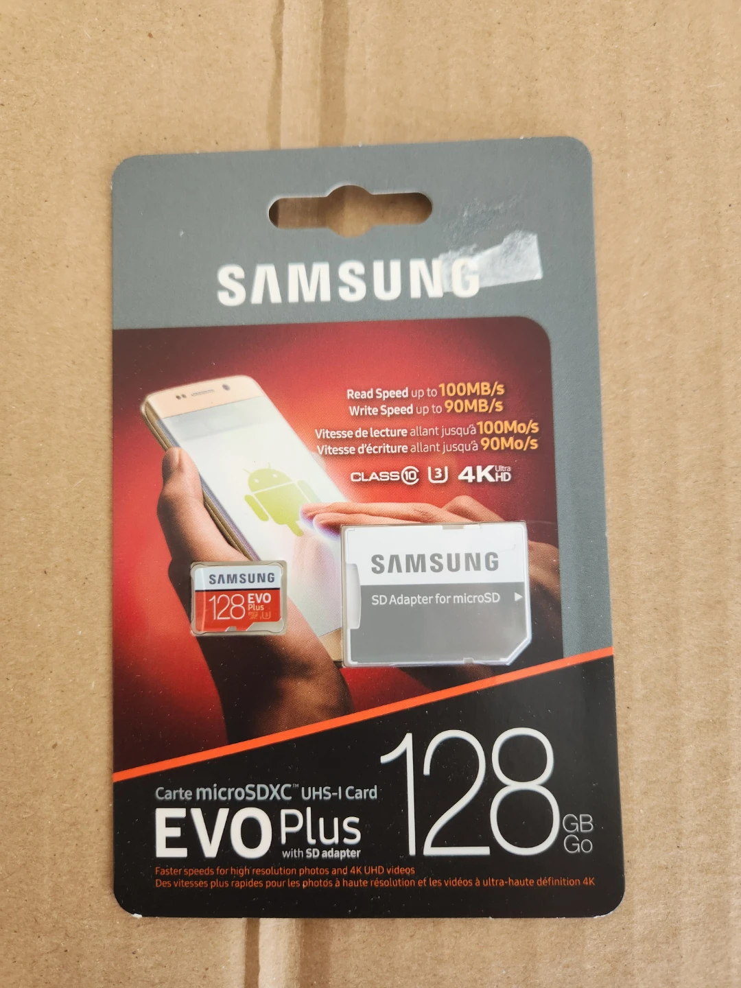Samsung 128GB EVO Plus microSDXC UHS-I Card with Adapter