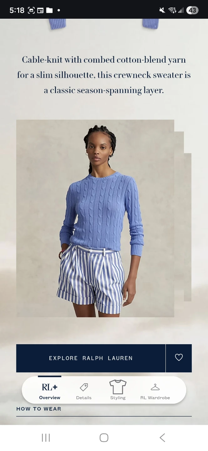 Ralph Lauren Cable-Knit Cotton-Blend Crewneck Sweater - photo 3