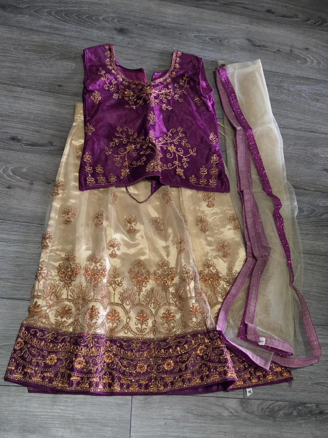 Kids Indian Lehenga Choli with Dupatta