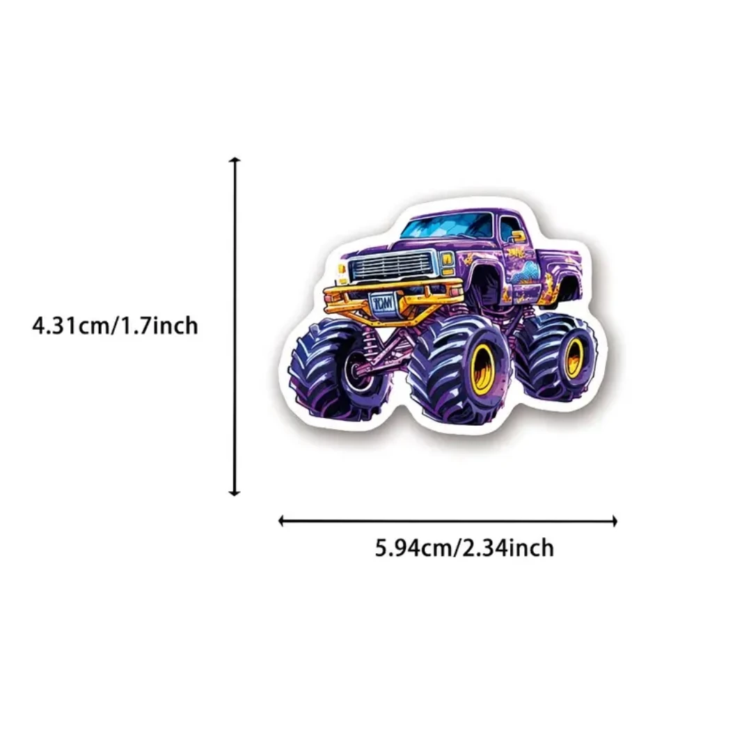 Monster trucks stickers 50 pcs - photo 2