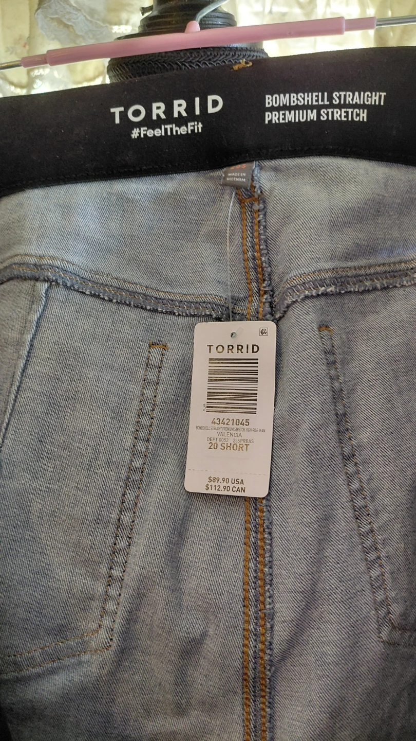 Torrid Bombshell Straight Premium Stretch Jeans Size 20S - photo 3