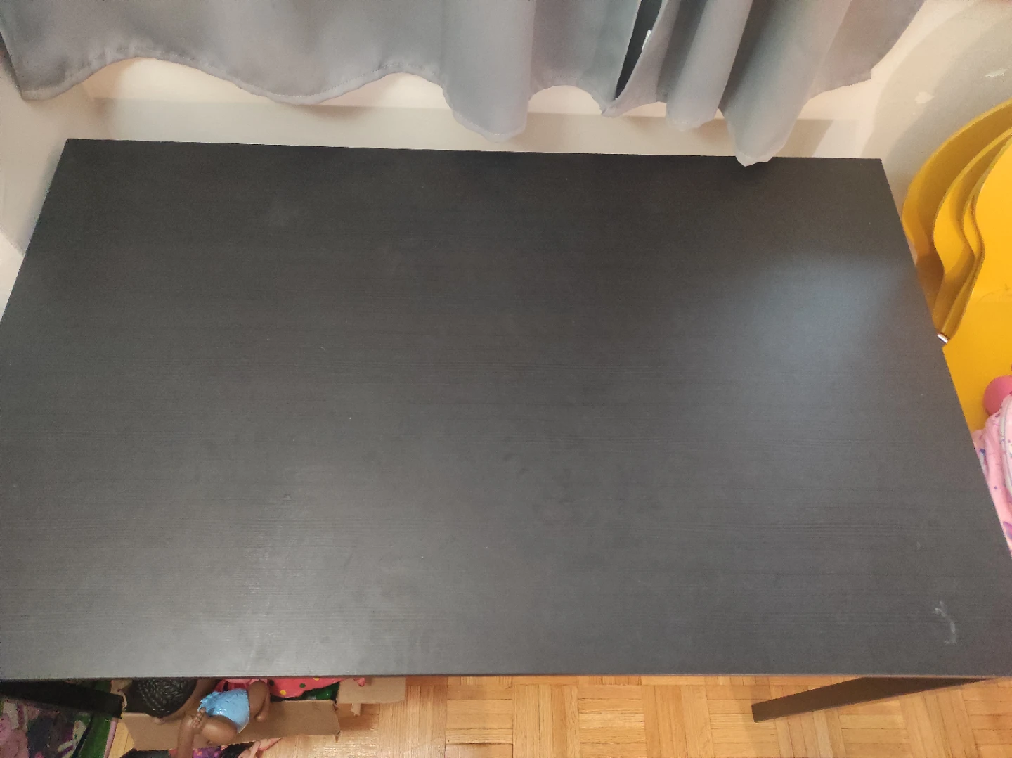 Black Desk or Table Top Surface