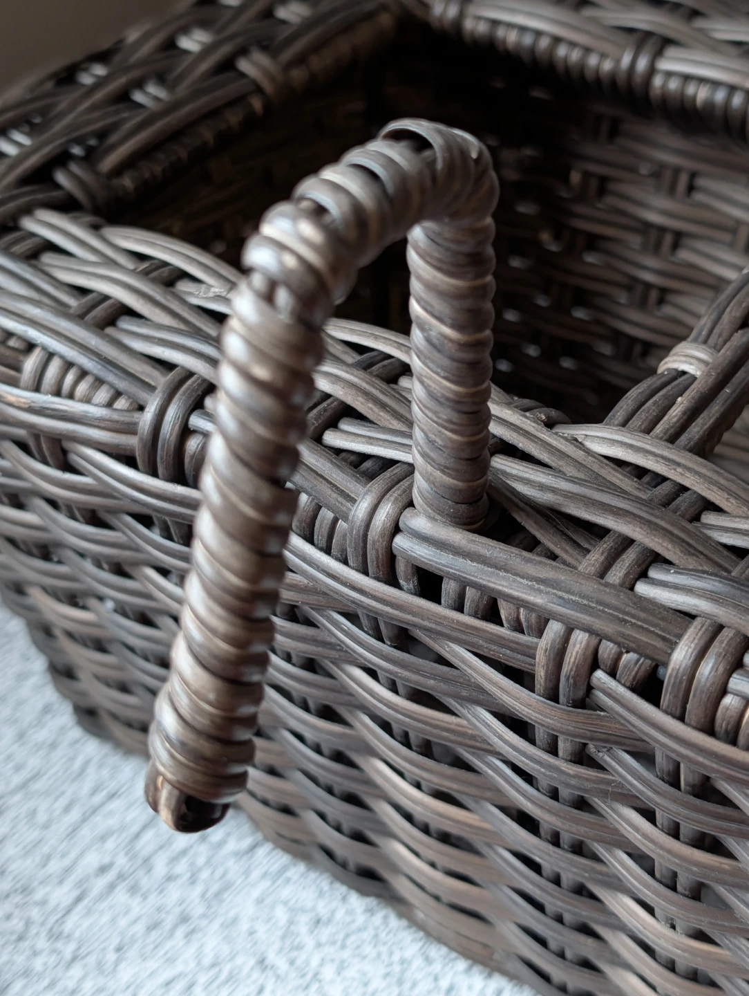 Wicker Basket with Handles - photo 3