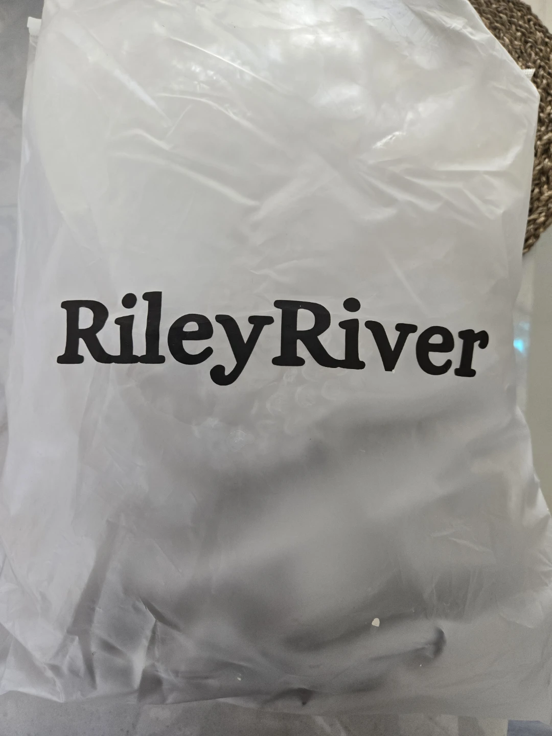 Riley River Women's White Perforated Strap Flats - Size 7