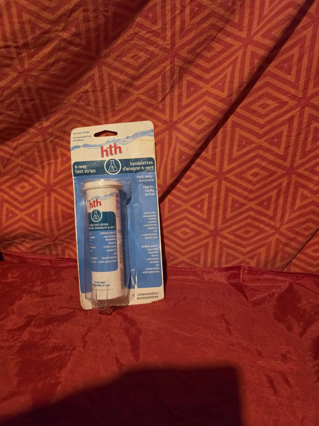 HTH 6-Way Test Strips for Pool Water Analysis - photo 2