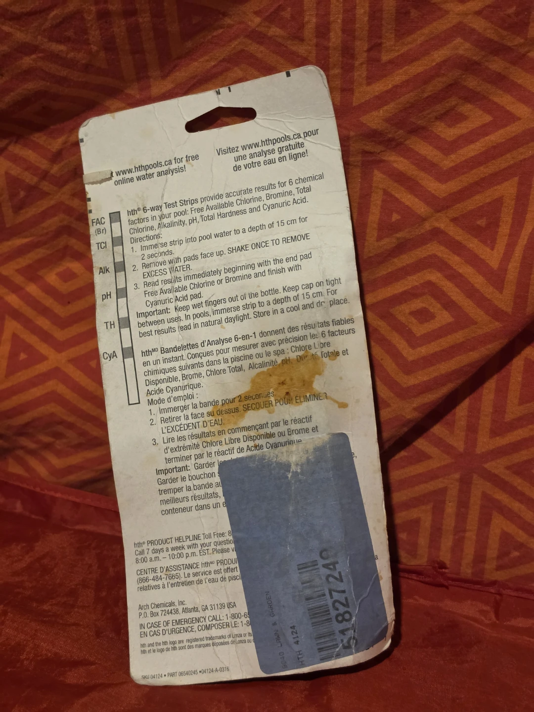HTH 6-Way Test Strips for Pool Water Analysis - photo 4