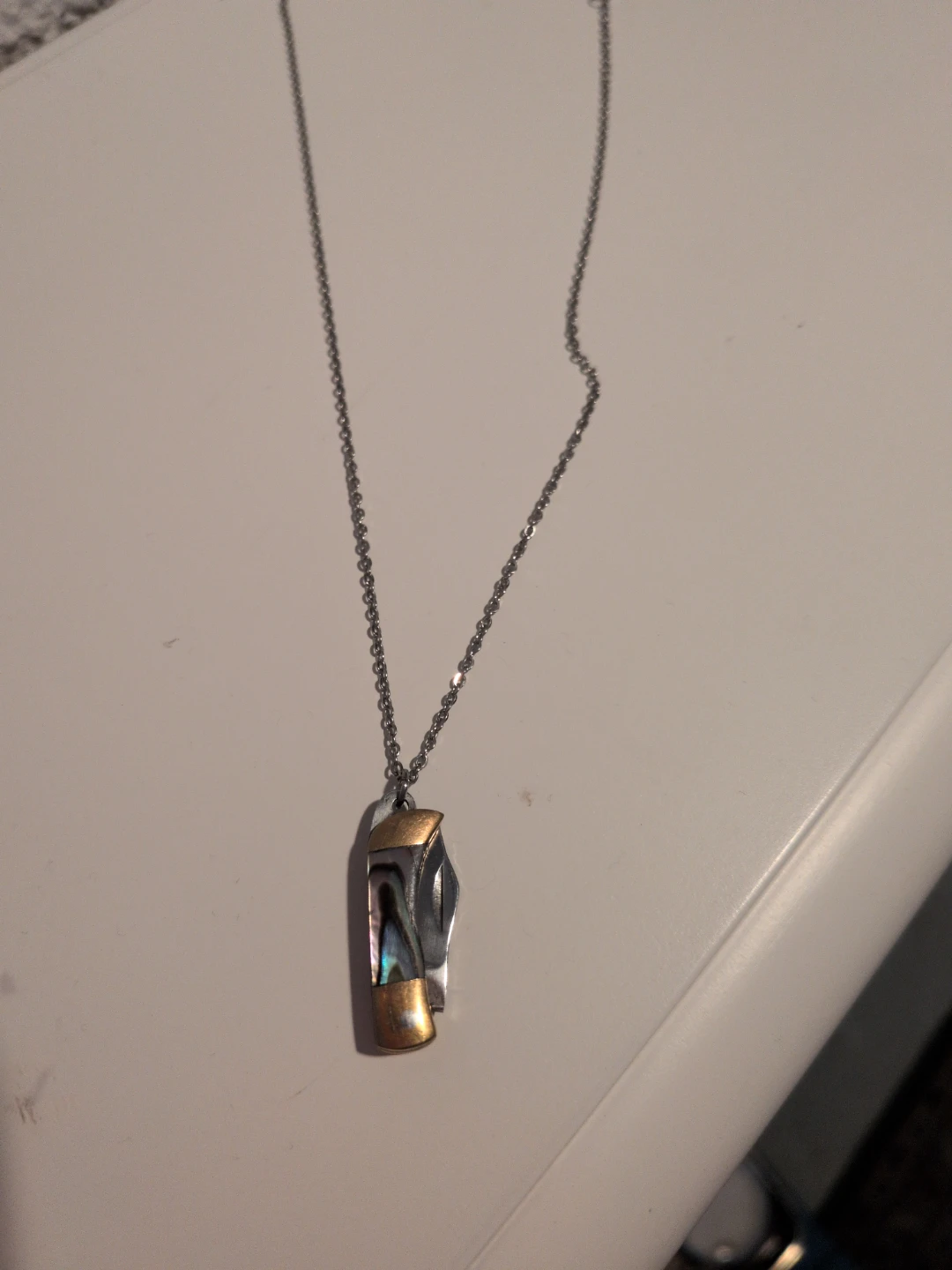 Knife Pendant Necklace