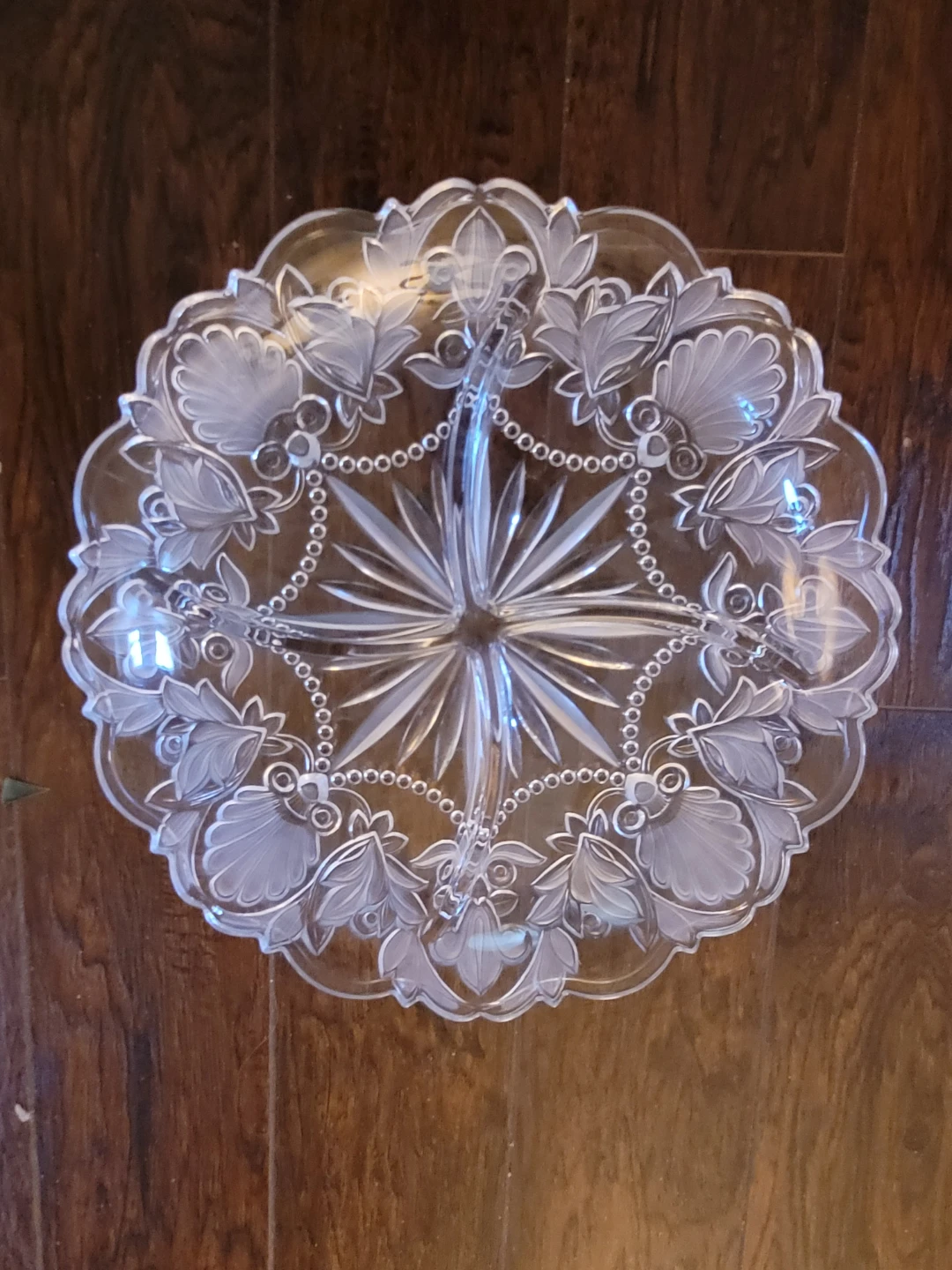 Vintage fifth Ave Fleur Delis serving platter from 1990,s