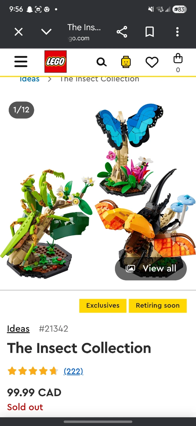 LEGO Ideas The Insect Collection Set #21342