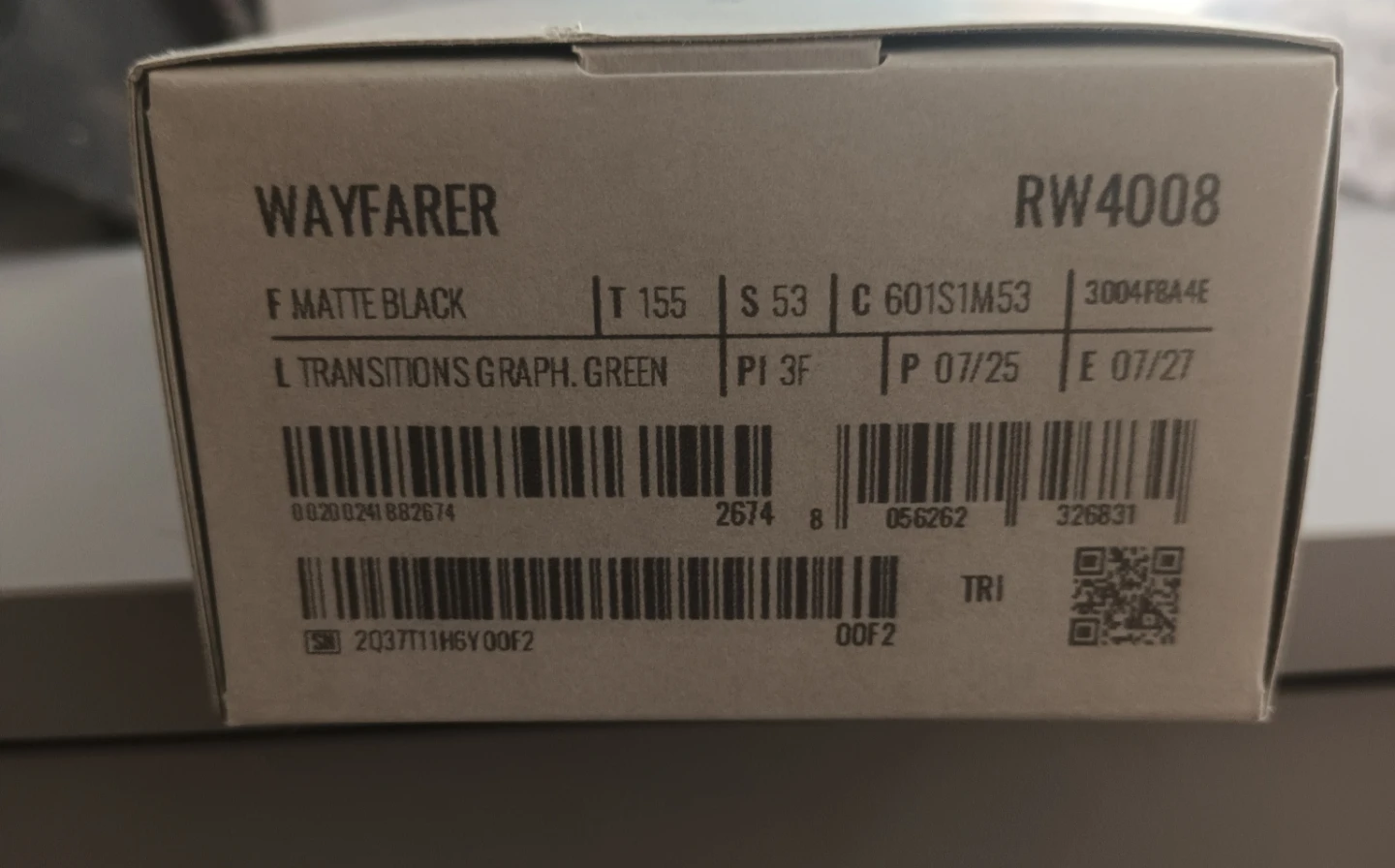 Ray-Ban Wayfarer RW4008 Smart Glasses - Matte Black/Graph. Green - photo 2