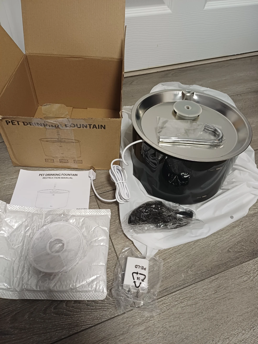 Stainless Steel Pet Drinking Fountain - photo 5