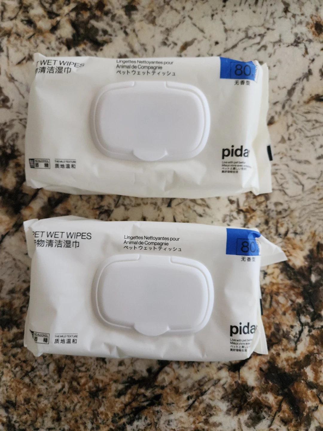 Pidan Pet Wet Wipes Unscented 80 Count
