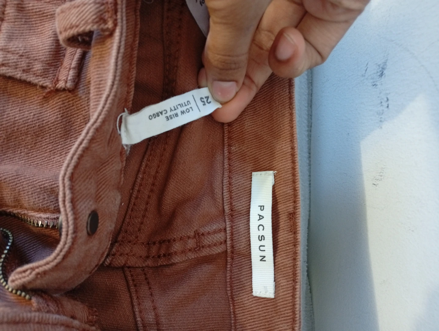 Pacsun Low Rise Utility Cargo Pants Size 25 Brown - photo 2