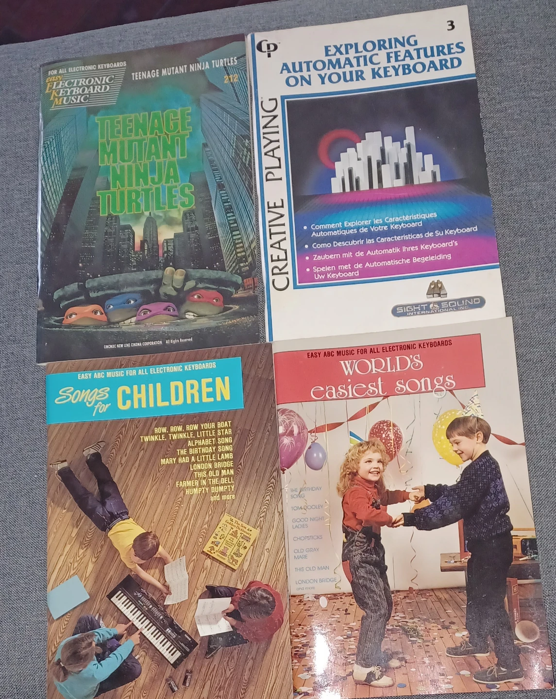 Sight & Sound Music Books for Electronic Keyboards