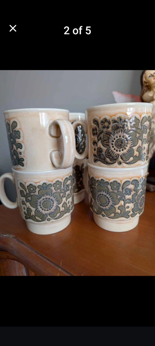 Set of 6 Vintage Mugs - Made in England - photo 2