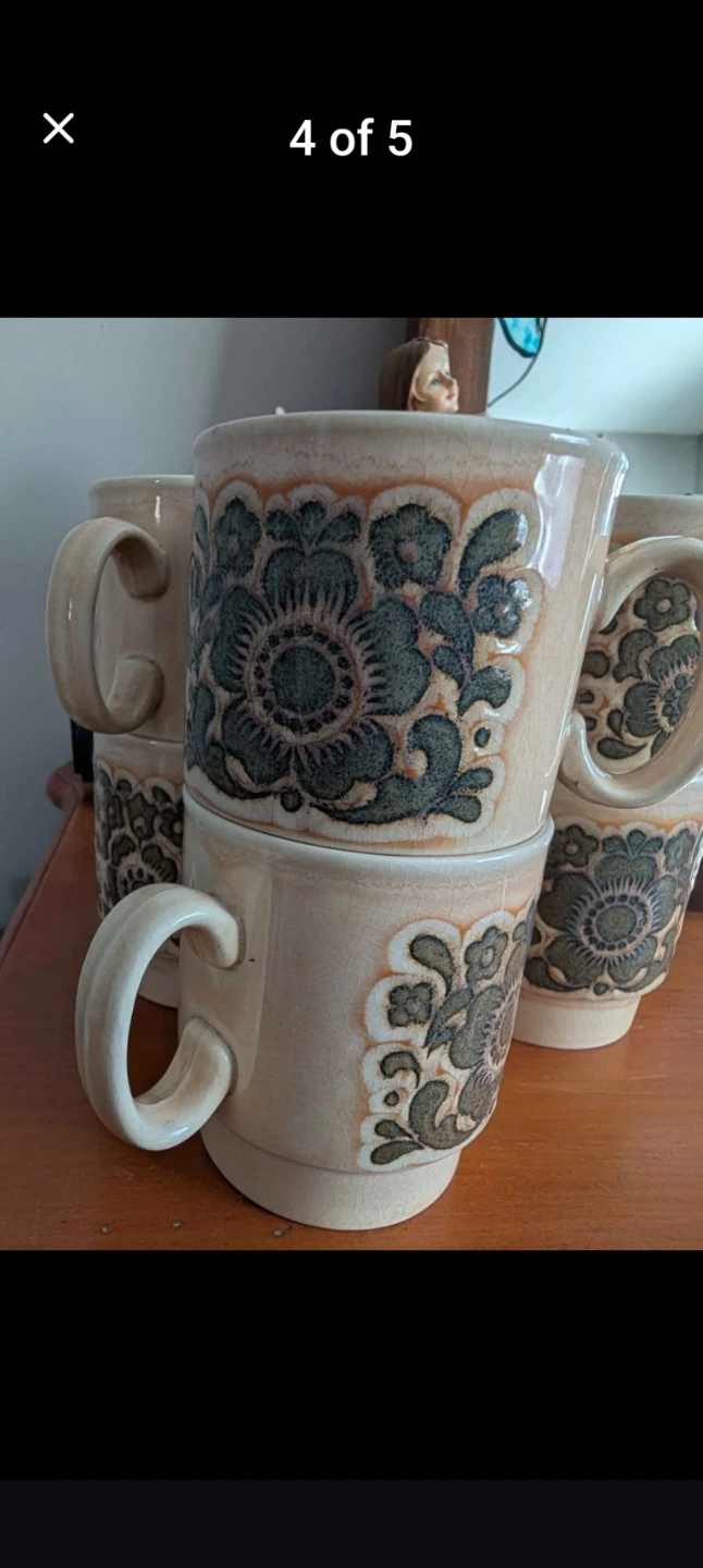 Set of 6 Vintage Mugs - Made in England - photo 5